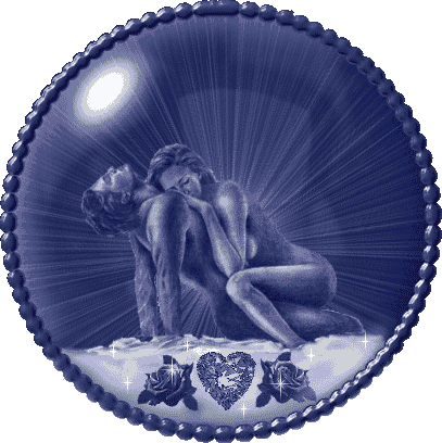 couple s'aime:clart� �toiles lune dans  la nuit�CoeursFleursBrille!!